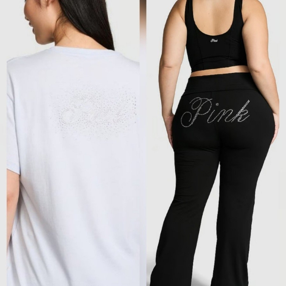 PINK Victoria's Secret Women's Black Pants